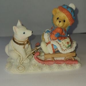 Cherished Teddies Erica Figurine with Brown Accents